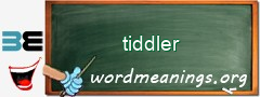 WordMeaning blackboard for tiddler